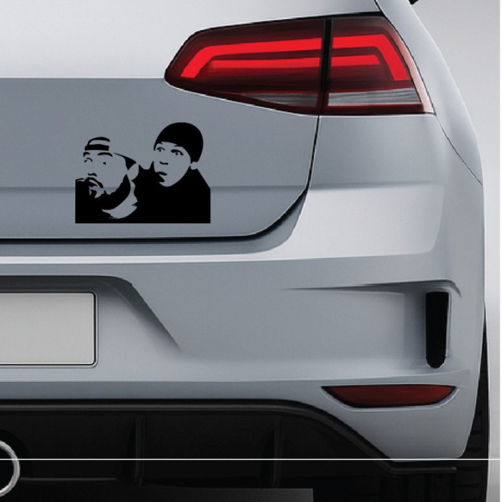 Jay & Silent Bob Stickers – Kevin Smith Decals (2-Pack)