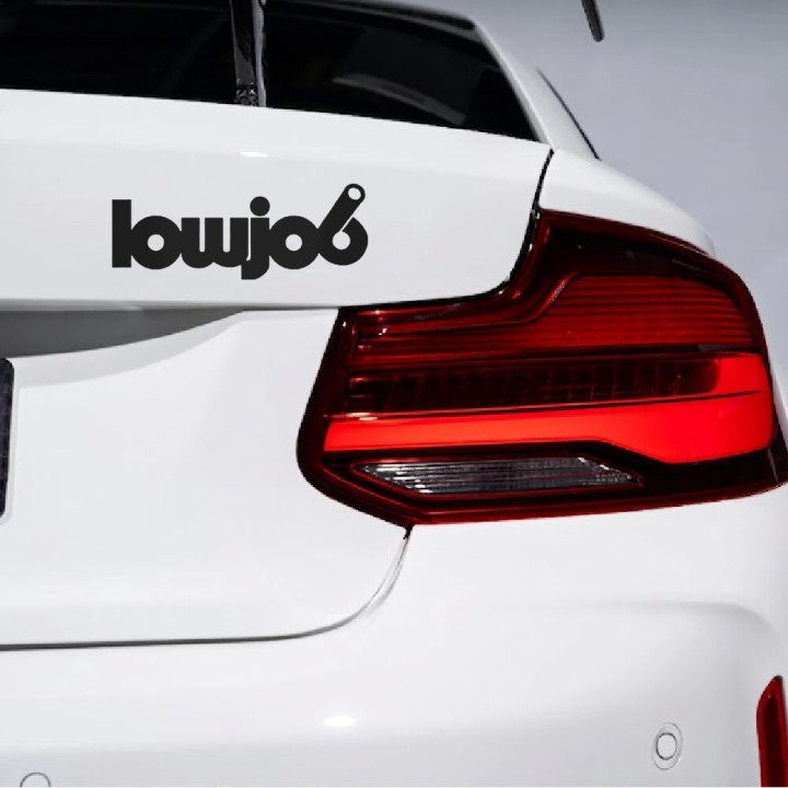 Buy Lowjob Lowered Jdm Japanese Decal Sticker Online