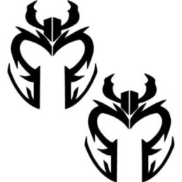 Magneto Helmet Stickers – X-Men Marvel Decals (2-Pack)