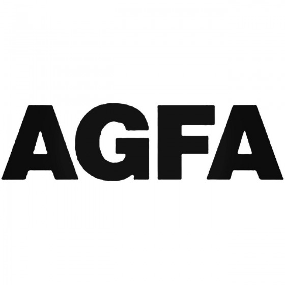 Agfa B Decal Sticker