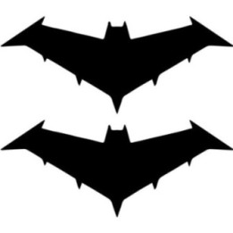 Batman Logo Stickers – Bat Symbol Decals (2-Pack)