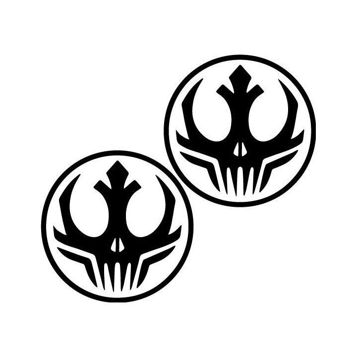 Star Wars Dark Side Alliance Stickers – Sith Decals (2-Pack)