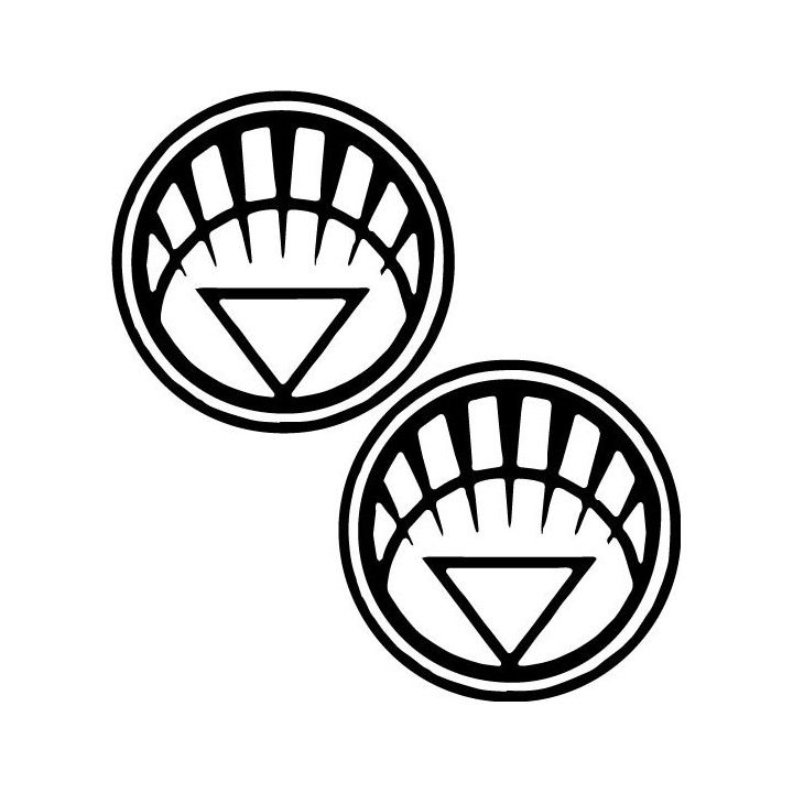 White Lantern Corps Stickers – DC Comics Decals (2-Pack)