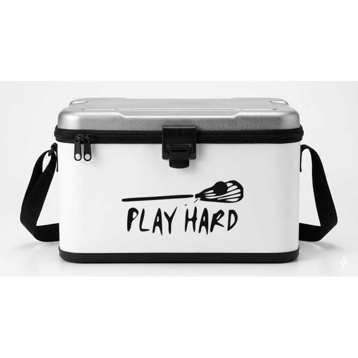 Buy Play Hard Lacrosse Lax Vinyl Decal Sticker Online