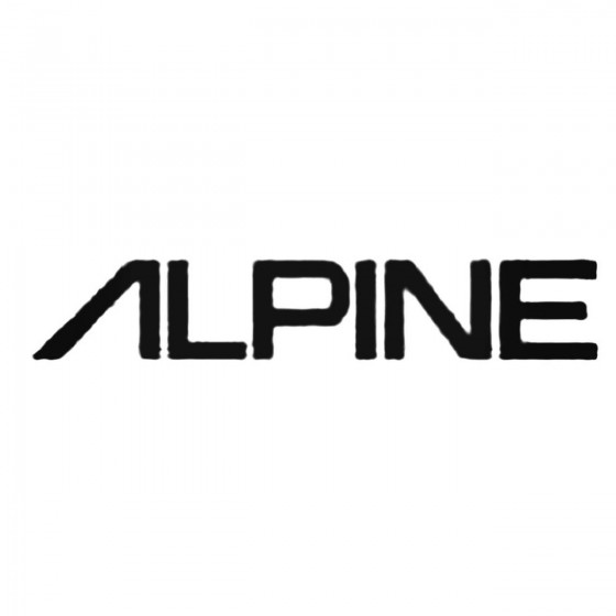 Alpine S Decal Sticker