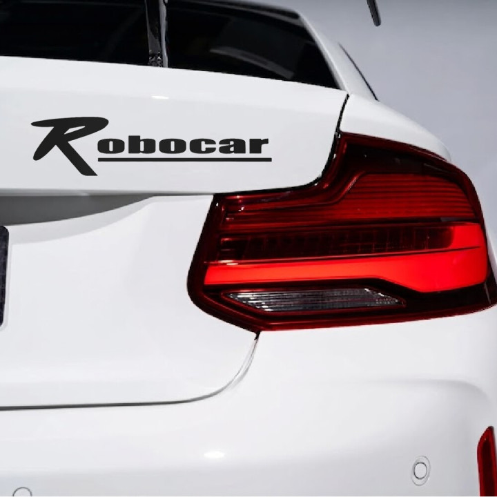 Robocar Stickers – Custom Car Build Vinyl Decals (2-Pack)