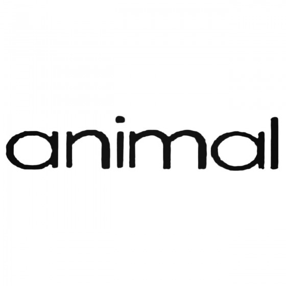 Animal Text Skinny Decal...
