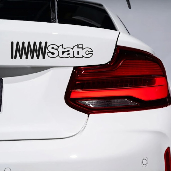 Buy Static Shocks Lowered Jdm Japanese 2 Decal Sticker Online