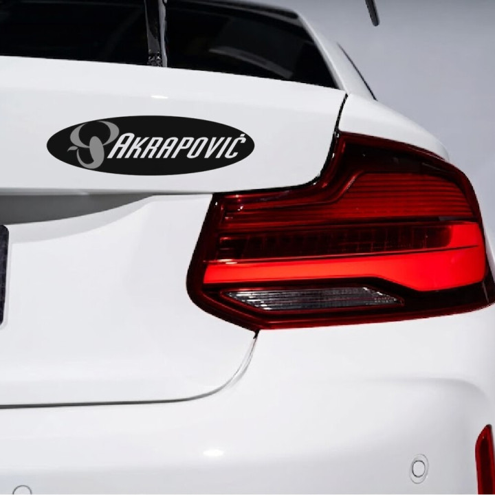 Buy Stickers Akrapovic Rond Vinyl Decal Sticker Online