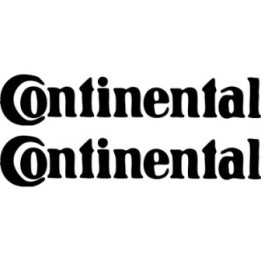 Continental Tyres Stickers – Road MTB Cycling Sponsor Decals (2-Pack)