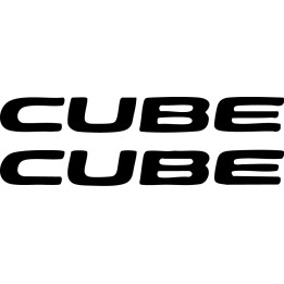 Cube Bikes Stickers – Mountain Bike Frame Decals (2-Pack)