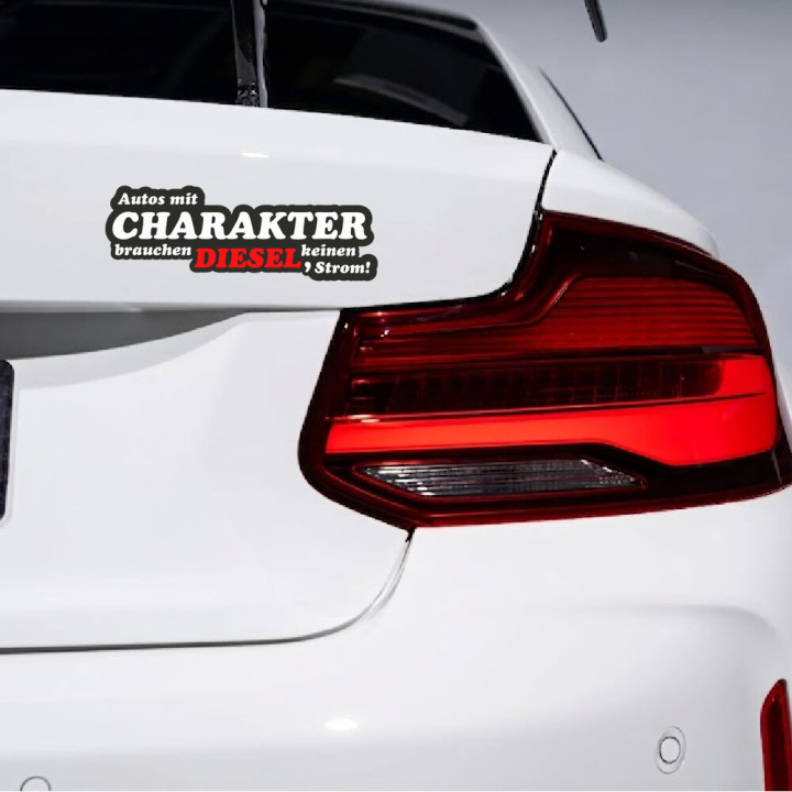 2x Cars With Character Stickers Decals - DecalsHouse