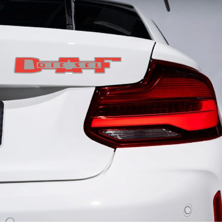 2x Diesel Daf Stickers Decals - DecalsHouse