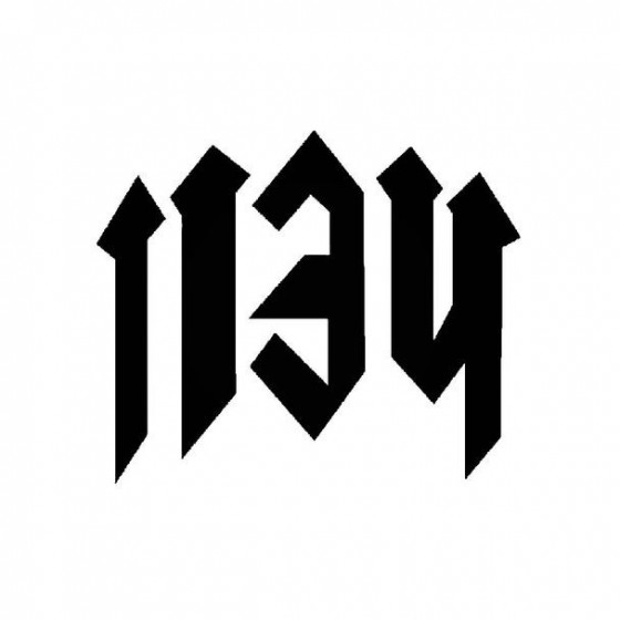 1134 Band Logo Vinyl Decal
