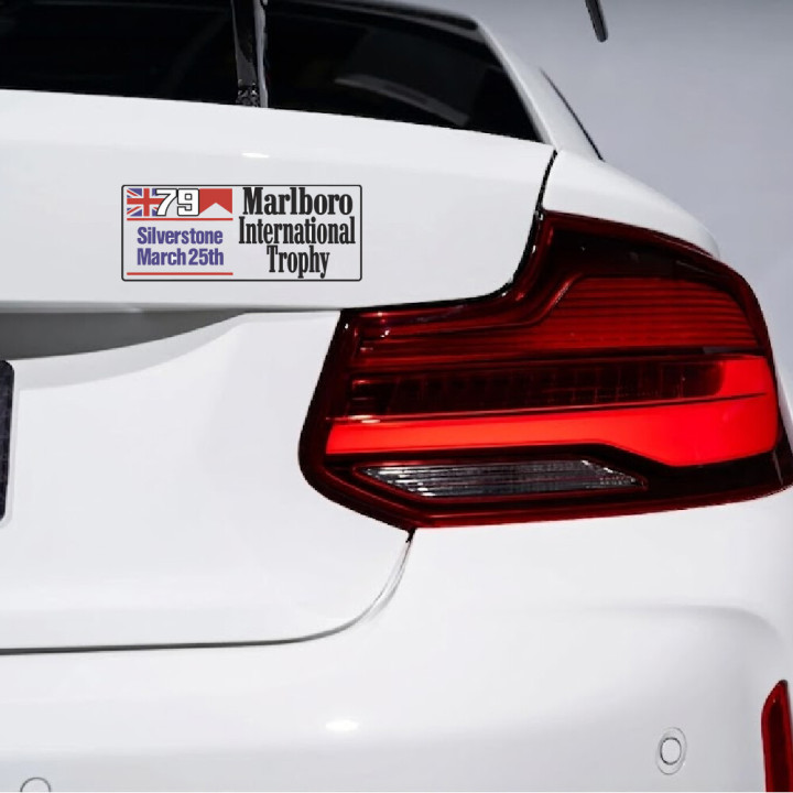2x 1979 Marlboro International Trophy Stickers Decals - DecalsHouse