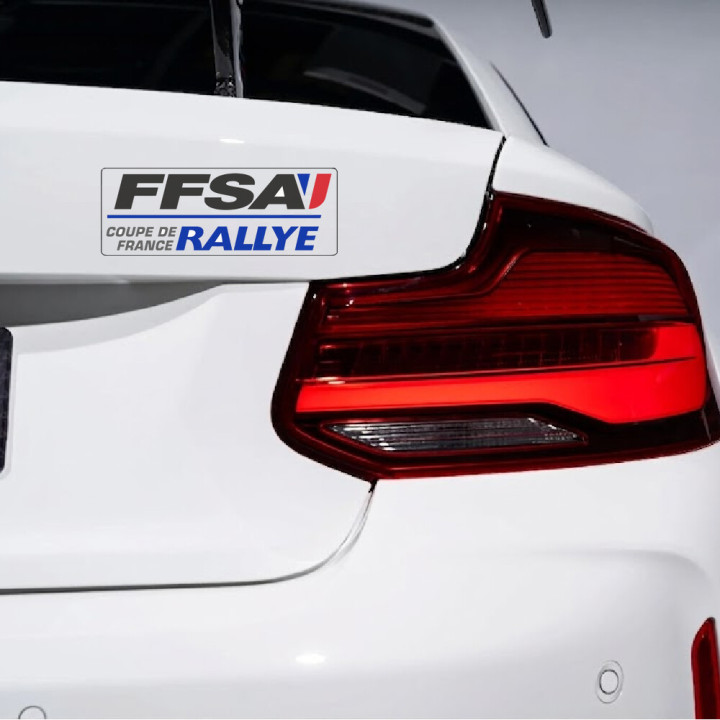 2x Ffsa Rallye Stickers Decals - DecalsHouse