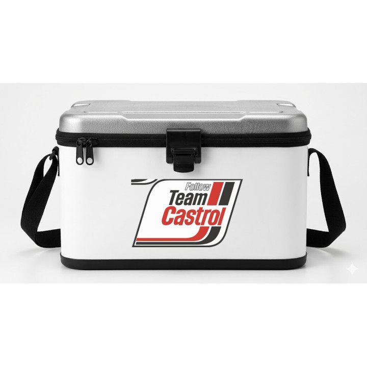 2x Follow Team Castrol Stickers Decals - DecalsHouse