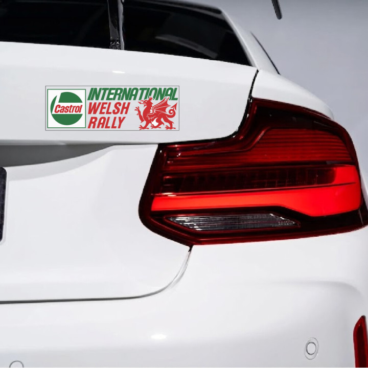 2x International Welsh Rally Stickers Decals - DecalsHouse