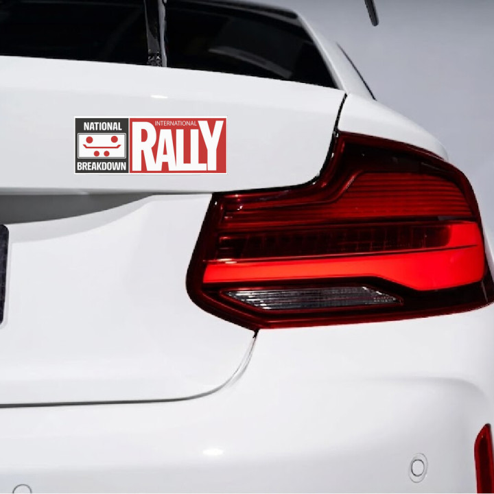 2x National Breakdown International Rally Stickers Decals - DecalsHouse
