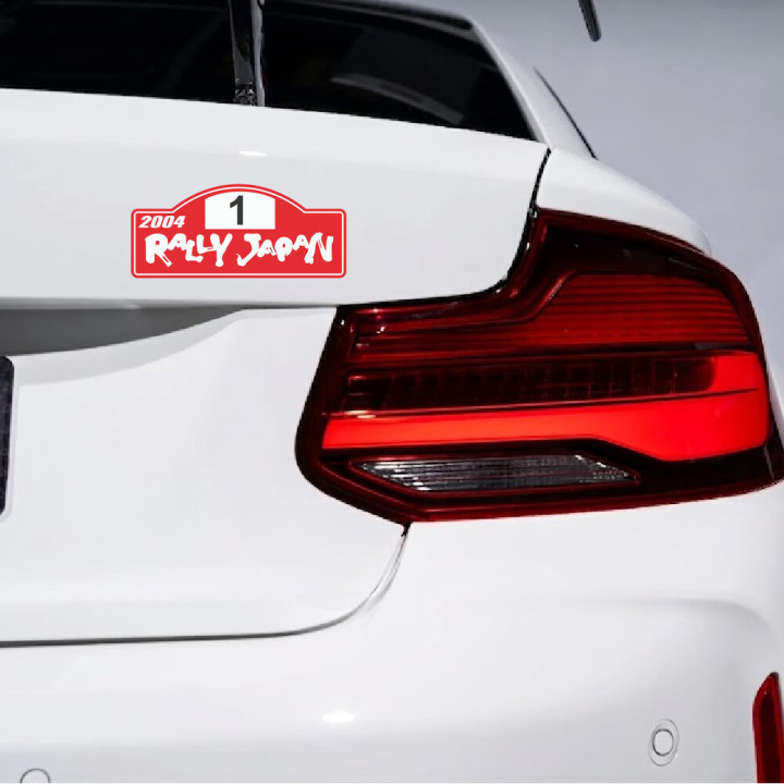 2x Rally Japan 2004 Stickers Decals - DecalsHouse