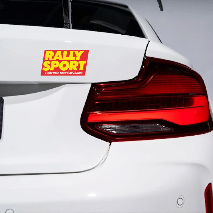 2x Rally Sport Magazine Stickers Decals - DecalsHouse
