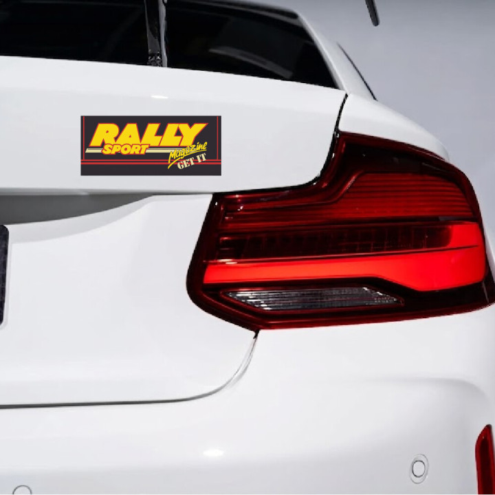 2x Rally Sport Magazine Style 2 Stickers Decals - DecalsHouse