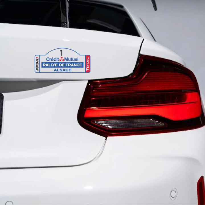 2x Rallye De France Stickers Decals - DecalsHouse