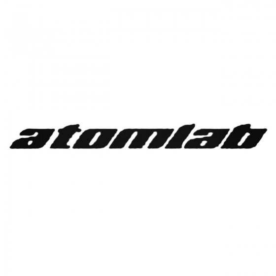 Atomlab Text Decal Sticker