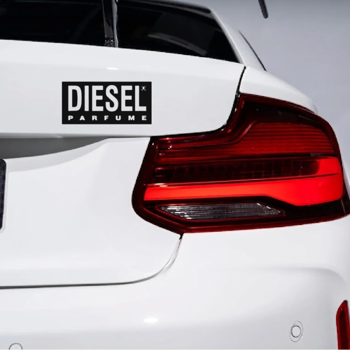 Diesel Parfume Stickers – Fashion Logo Decals (2-Pack)