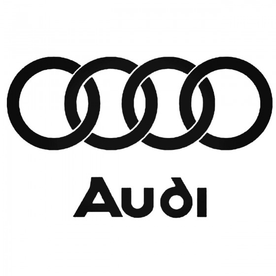 Audi Logo 2 Decal Sticker