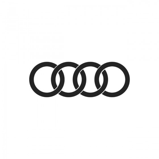 Audi Logo Vinyl Decal Sticker