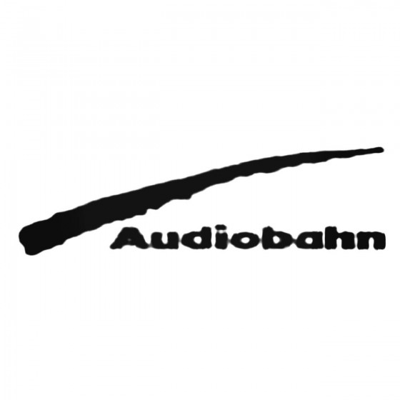 Audiobahn S Decal Sticker