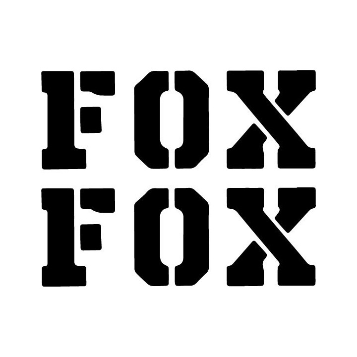 Buy Fox Racing Stencil Text Cycling Online