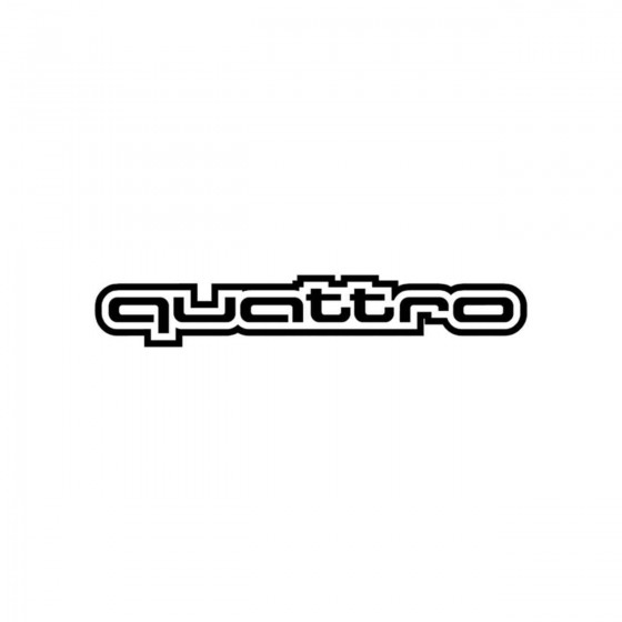 Audi Quattro Contours Vinyl...