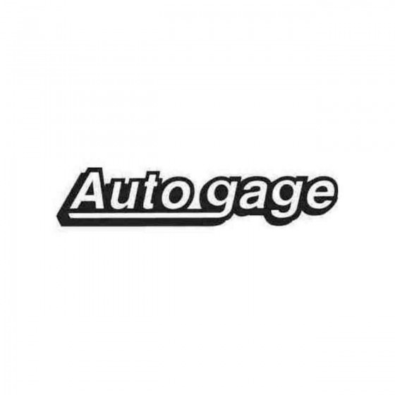Auto Gage Graphic Decal...