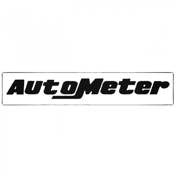 Autometer Windshield Decal...