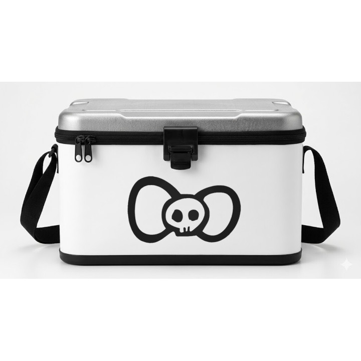 Skull Bow Stickers – Goth Kawaii Skull Bow Decals (2-Pack)