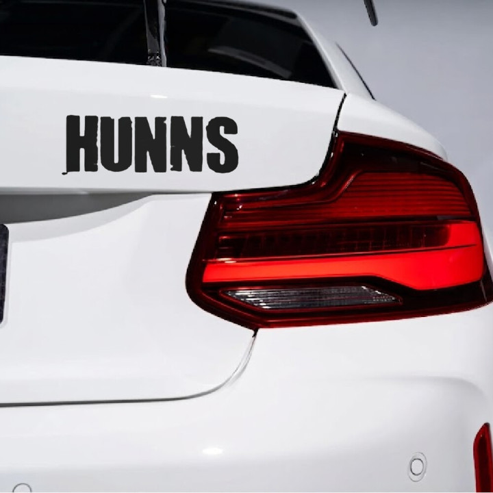 Hunns Stickers – Street Fashion Logo Decals (2-Pack)