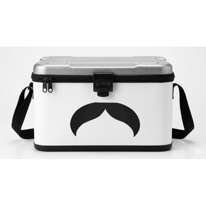 Moustache Stickers – Handlebar Hipster Decals (2-Pack)