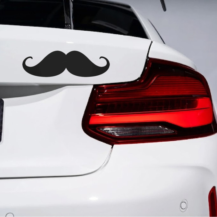 Moustache Stickers – Movember Funny Mo Decals (2-Pack)