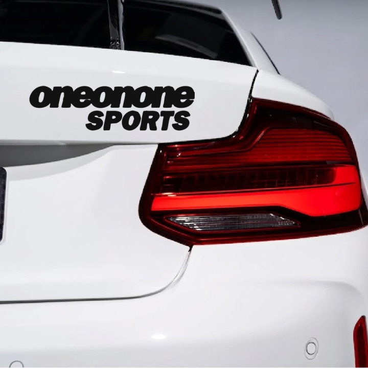 One On One Sports Stickers – Athletic Decals (2-Pack)