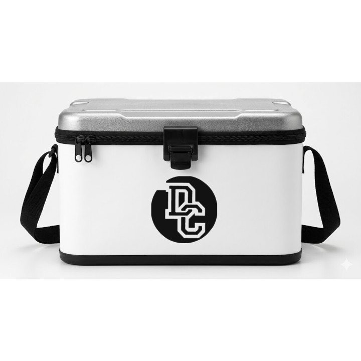 DC Shoes Round Logo Stickers – Skate Snowboard Decals (2-Pack)