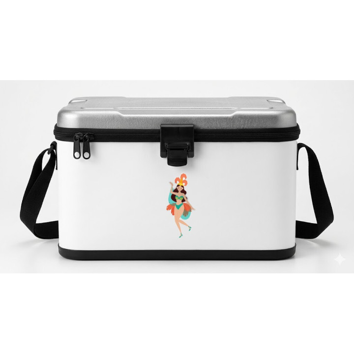 Brazilian Carnival Dancer Stickers – Samba Decals (2-Pack)