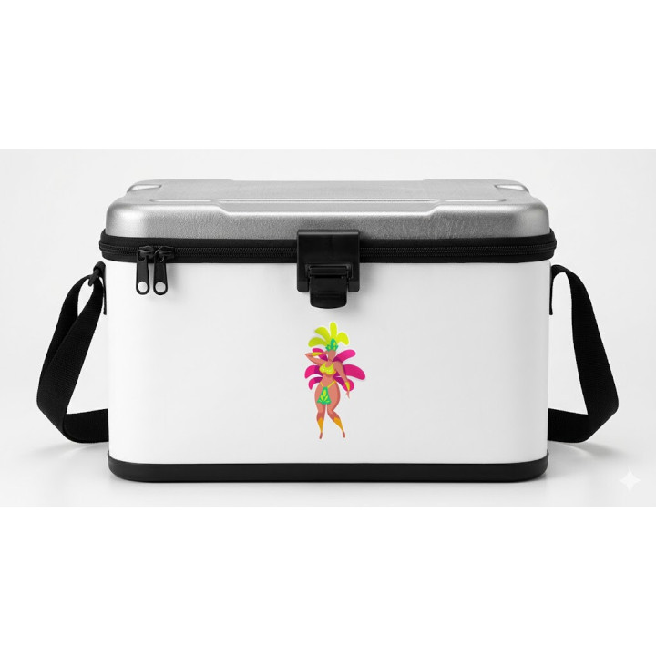 Brazilian Carnival Dancer Stickers – Samba Decals (2-Pack)
