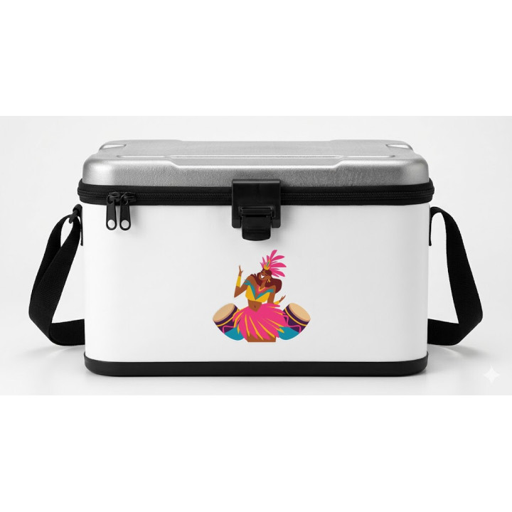 Brazilian Carnival Samba Dancer Stickers (2-Pack)