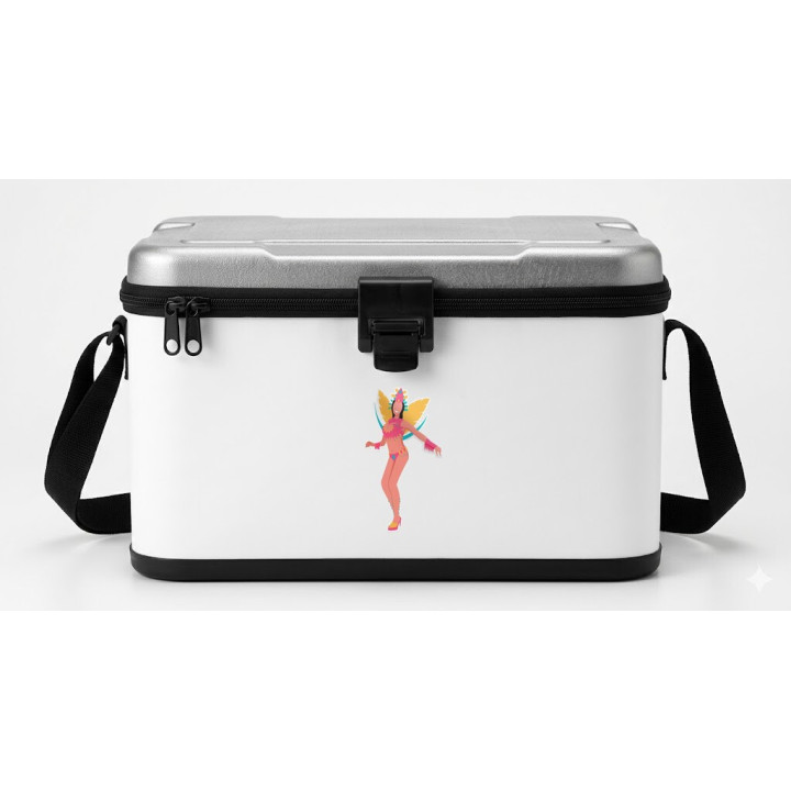 Brazilian Carnival Dancer Stickers – Samba Decals (2-Pack)