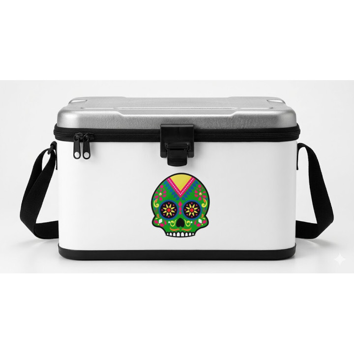 Dia De Los Muertos Sugar Skull Stickers – Day of the Dead (2-Pack)