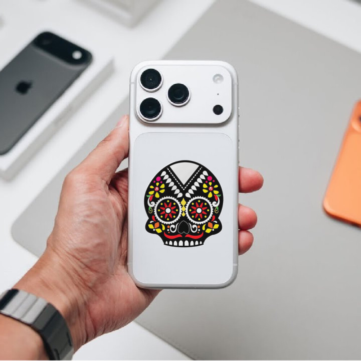 Día de los Muertos Sugar Skull Stickers – Calavera (2-Pack)
