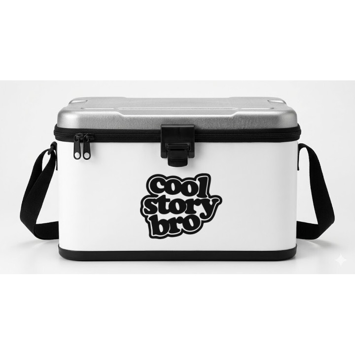 Cool Story Bro Stickers – Funny Meme Quote Decals (2-Pack)