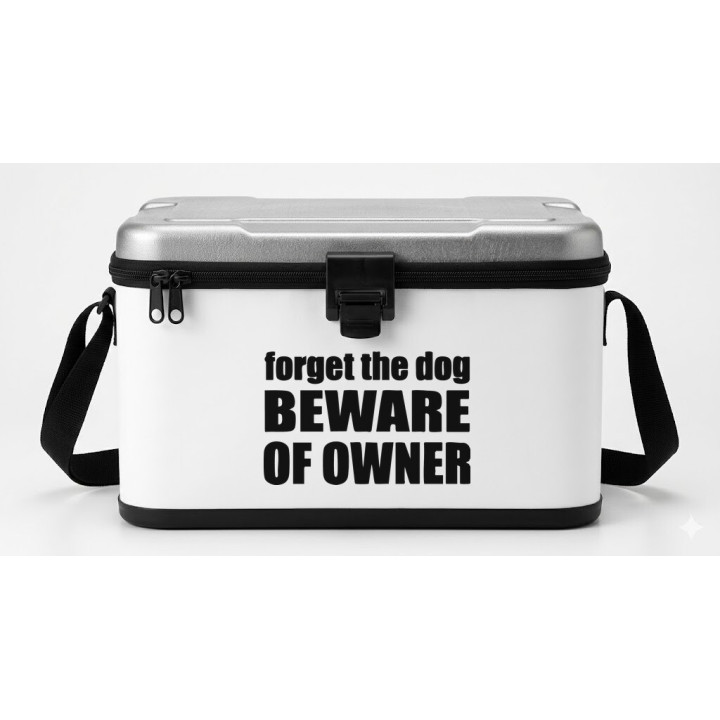 Forget The Dog Beware Of Owner Stickers (2-Pack)